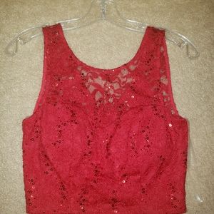 RED two piece Dress